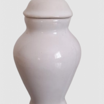 Medium White Quartinha with no handle Medium White Quartinha with no handle