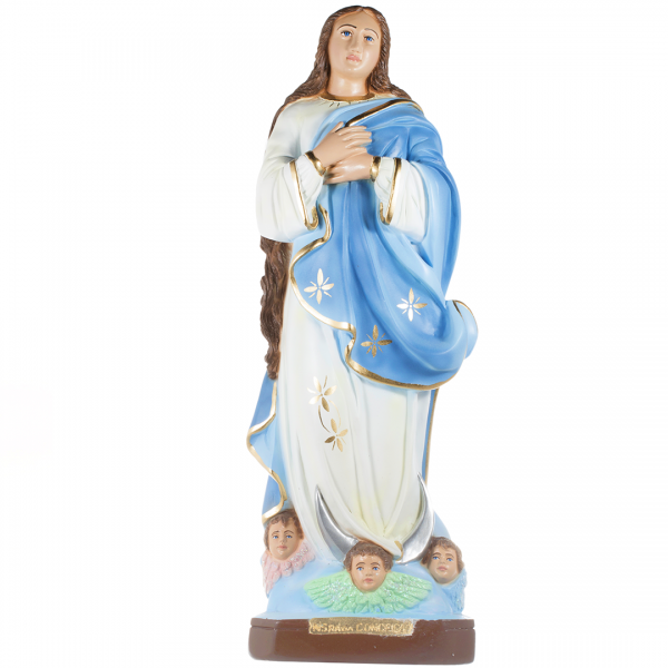 Plaster Statue of Our Lady of Conception 20CM