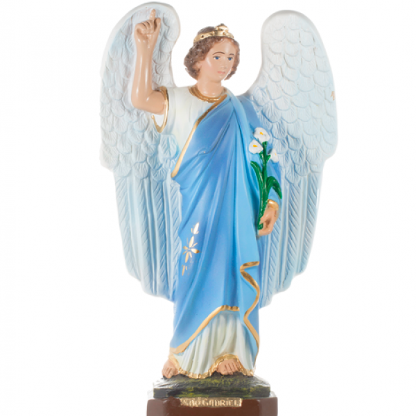 Statue Saint Gabriel 20cm in Plaster