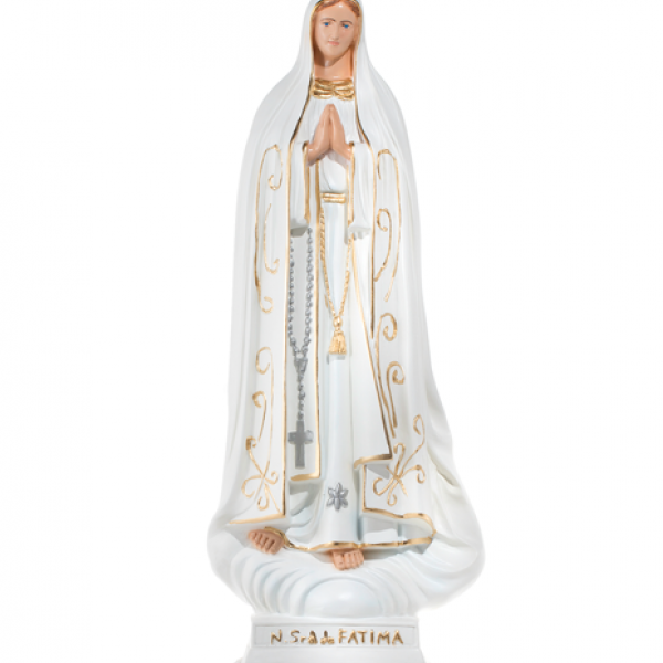 Statue Our Lady of Fátima 20cm in Plaster