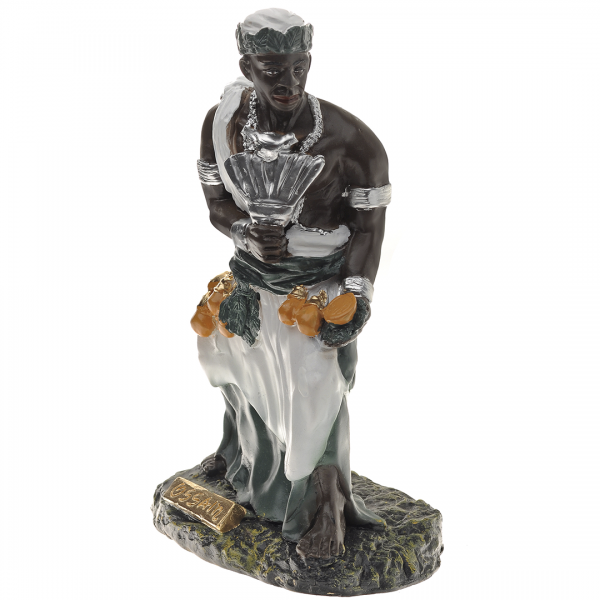 Statue of Orixá Ossain 23cm in Plaster