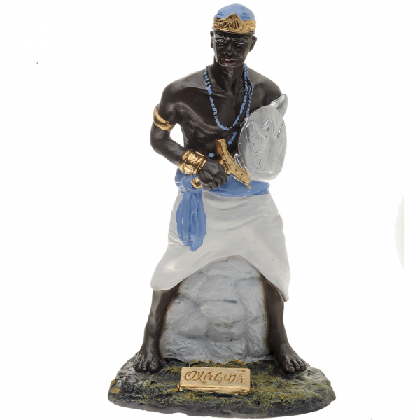 Statue of Orixá Oxaguian 23cm in Plaster 