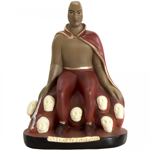 Exu Sete Caveiras Statue 35cm