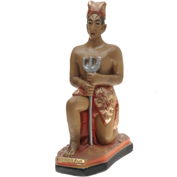 Exu Tranca Rua Kneeling Statue 45cm Exu Tranca Rua Kneeling Statue 45cm