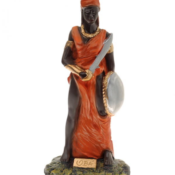 Statue of Orixá Obá 23cm