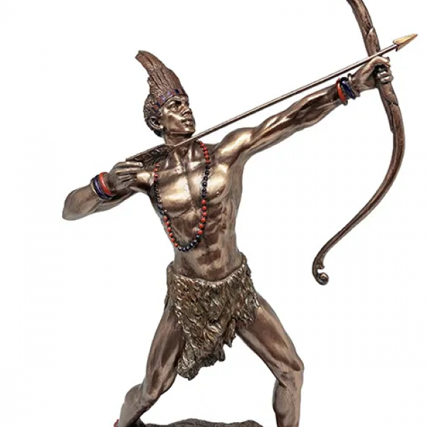 Statue of the Orisha Oxossi 23cm