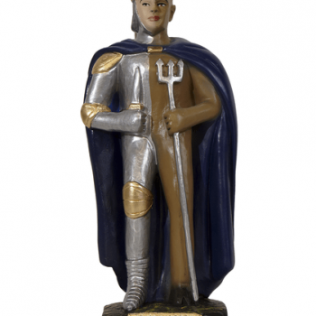Statue Ogum Xoroquê 20cm in Plaster Statue Ogum Xoroquê 20cm in Plaster