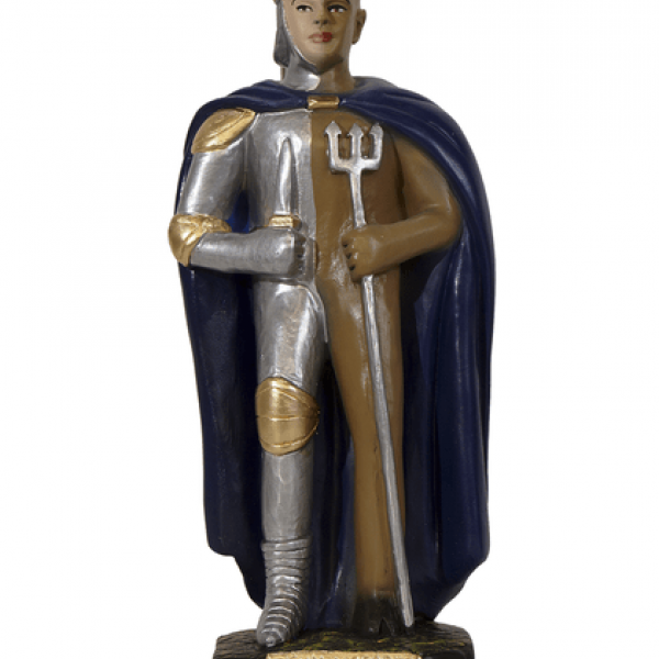 Statue Ogum Xoroquê 20cm in Plaster